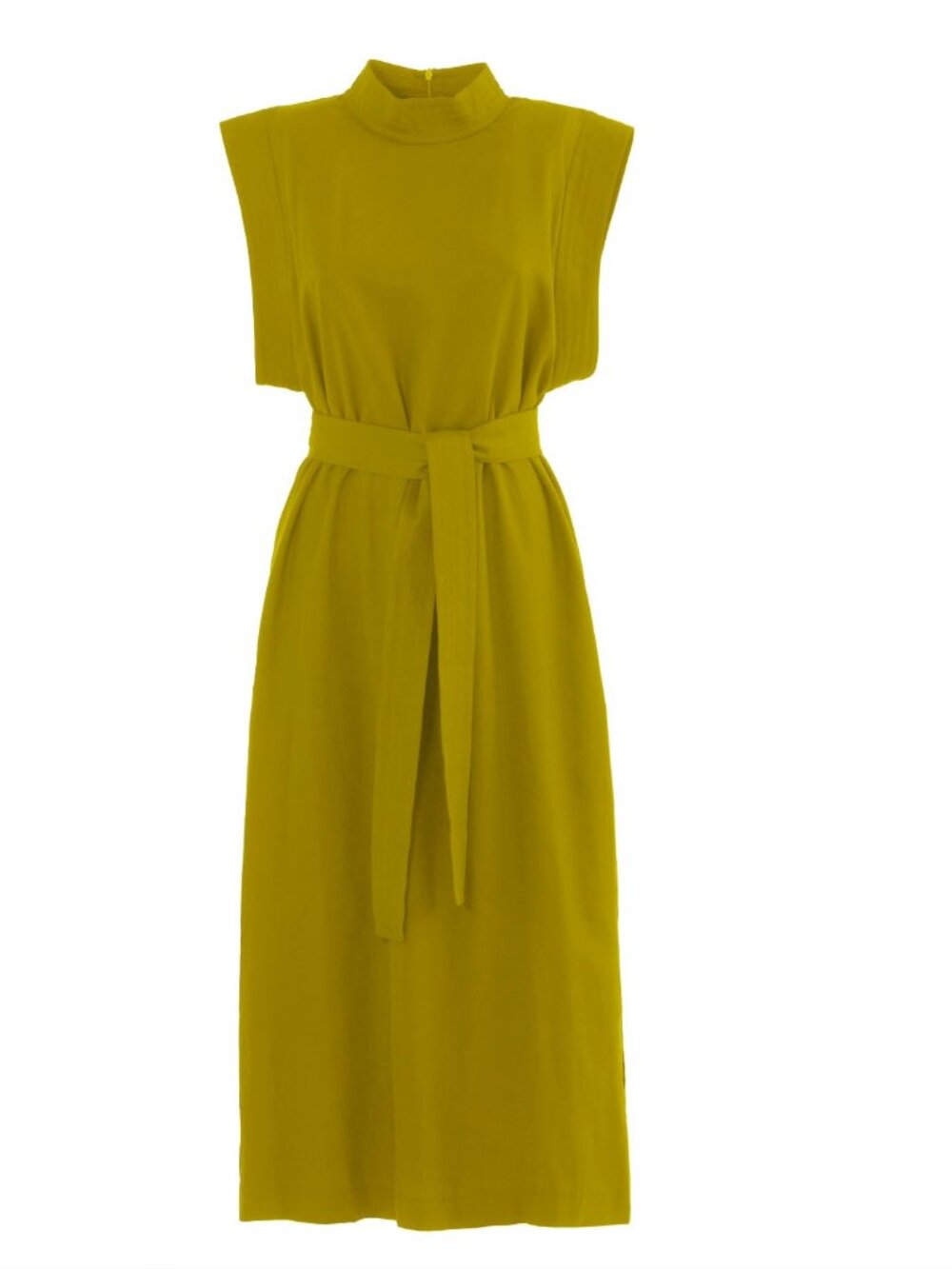 Julia Allert Stylish Straight Dress with Belt